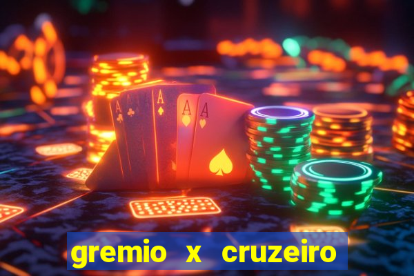 gremio x cruzeiro ao vivo hd